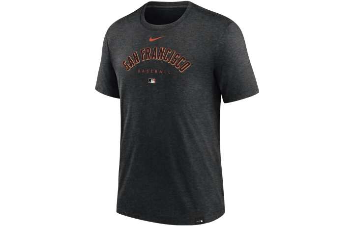 Nike Nike T Shirts Men's Black Crew Neck Moderate Straight Fit