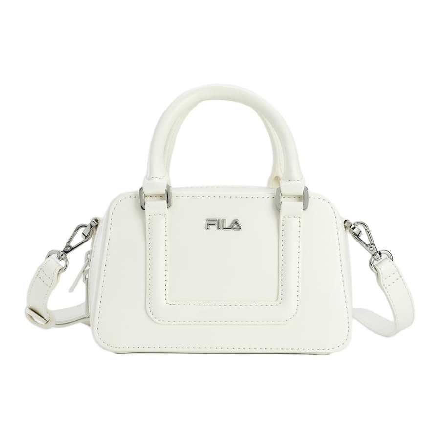FILA Polyurethane Shoulder Bag, Crossbody Bag, Handbag Mini Women's Cloud White