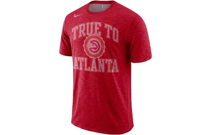 Nike Nike T Shirts Men's Red Crew Neck Moderate