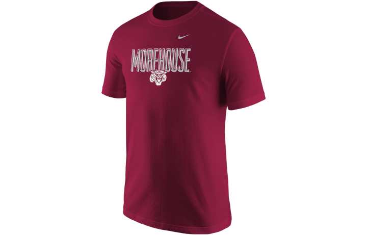 Nike Nike T Shirts Men's Dark Red Moderate Straight Fit
