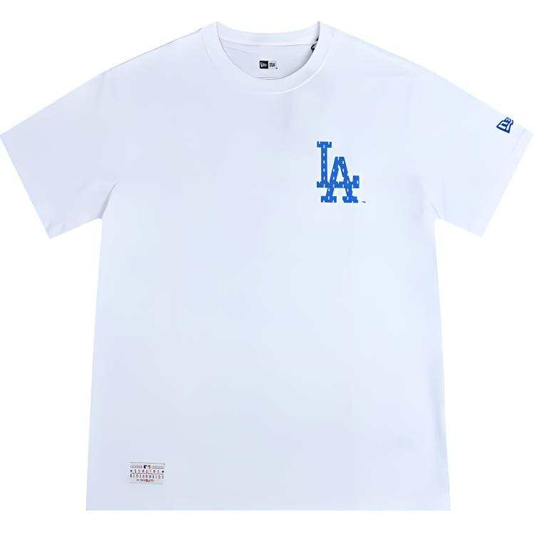 New Era T Shirt Couple, Trendy And Versatile Unisex White