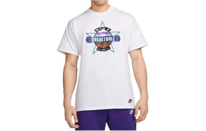 Nike Nike T Shirts Men's White Crew Neck Moderate Other