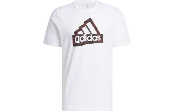 Adidas Adidas T Shirts Men's White Crew Neck Moderate