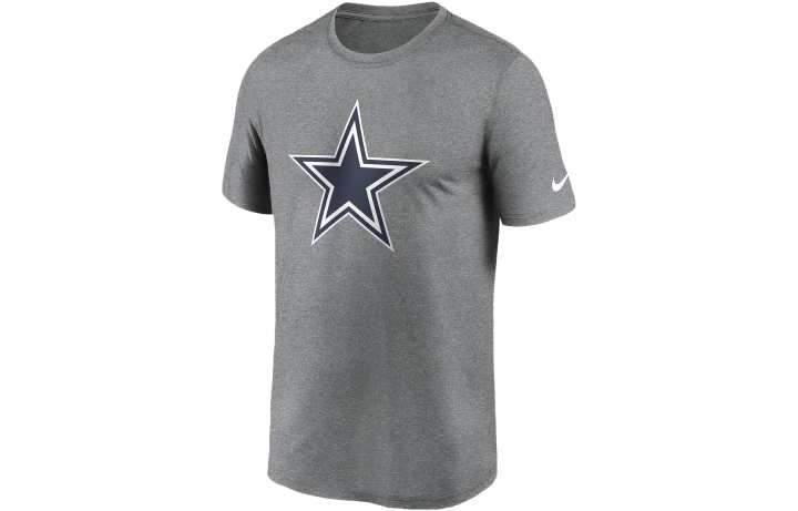 Nike Nike T Shirts Men's Gray Crew Neck Moderate