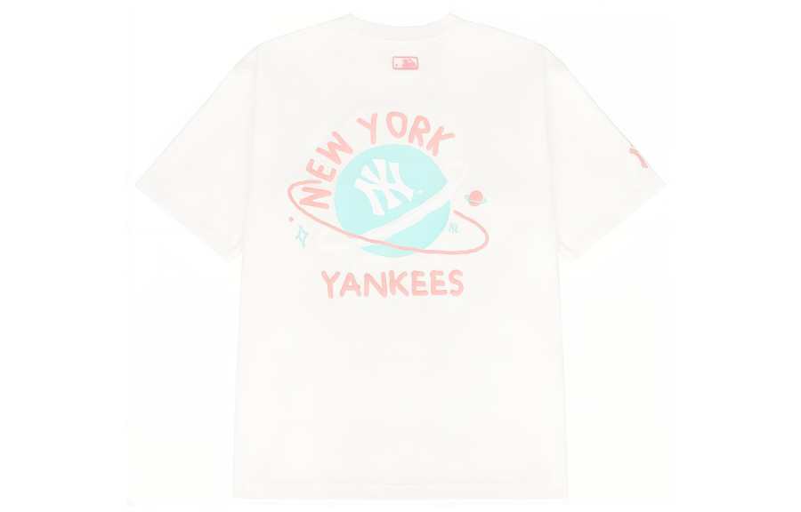MLB MLB Drop Shoulder Sleeve T-Shirt Unisex Cream