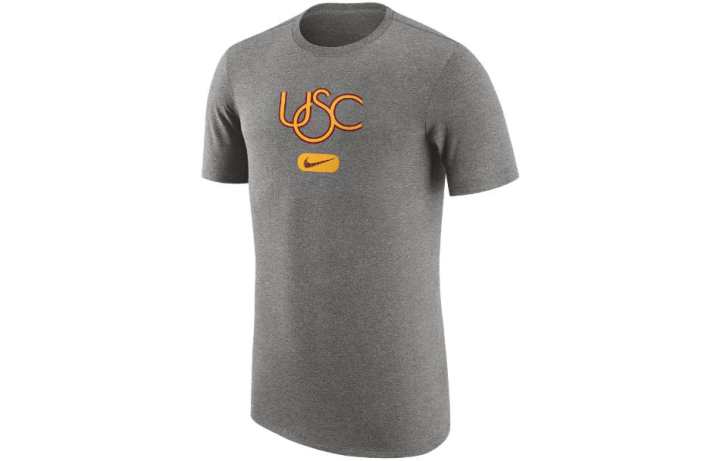Nike Nike T Shirts Men's Dark Gray Crew Neck Moderate Straight Fit