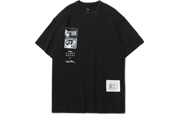 Li-Ning Li Ning x Disney T Shirt Men's Black