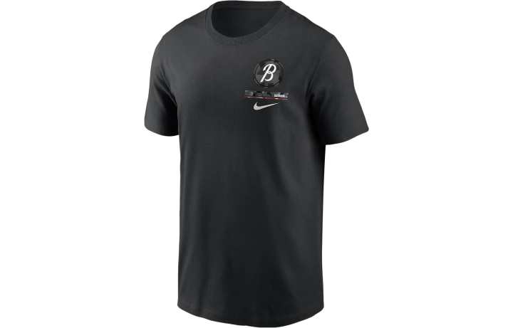 Nike Nike T Shirts Men's Black Crew Neck Moderate Straight Fit