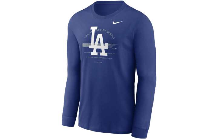 Nike Nike T Shirts Men's Blue Crew Neck Moderate