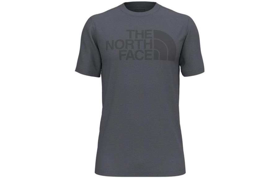 THE NORTH FACE T Shirts Men's Dark Gray Crew Neck Moderate Straight Fit