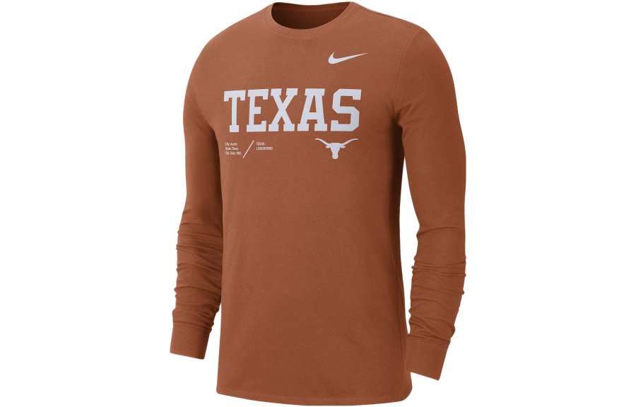 Nike Nike T Shirts Men's Desert Orange Crew Neck Moderate Straight Fit