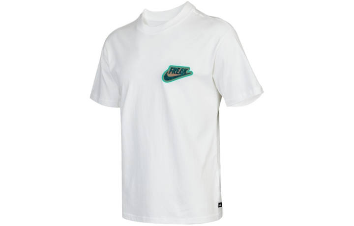 Nike Nike T Shirts Men's White Crew Neck Moderate Straight Fit