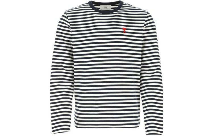 AMIPARIS Ami De Coeur Marinière T Shirt