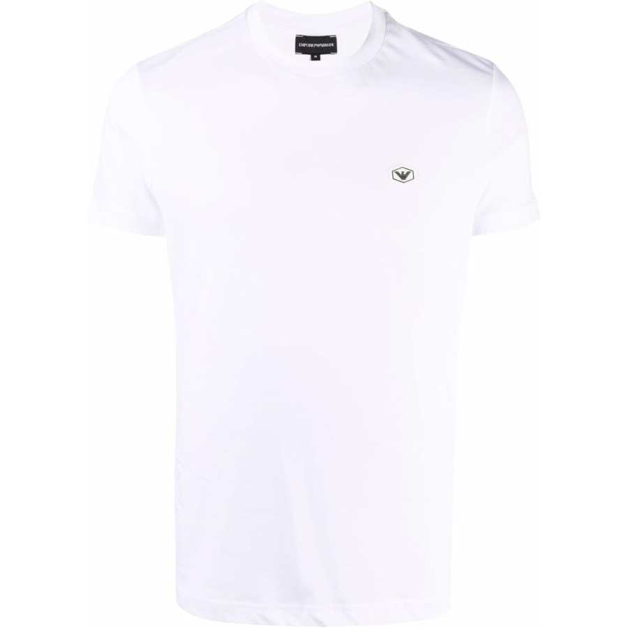 EMPORIO ARMANI Logo Patch Crewneck T Shirt