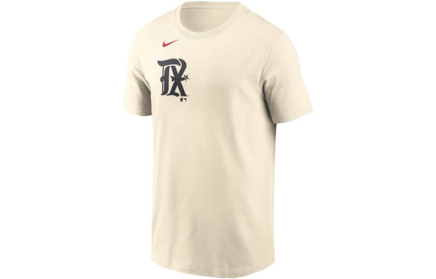 Nike Nike T Shirts Men's Cream Crew Neck Moderate Straight Fit