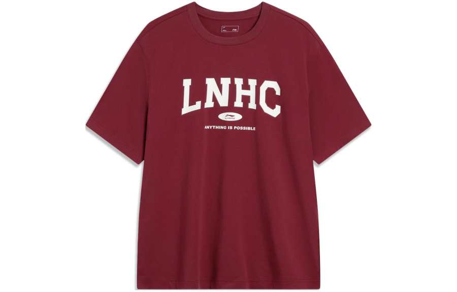 Li-Ning Li Ning Sports Fashion Collection T Shirt Unisex Bicycle Red