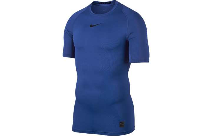Nike Nike T Shirts Men's Blue Crew Neck Moderate Straight Fit
