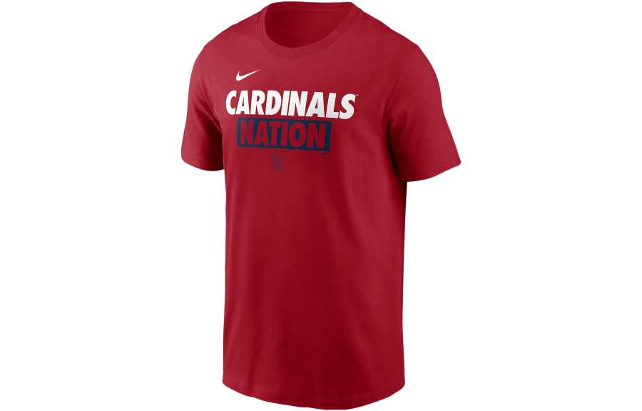 Nike Nike T Shirts Men's Red Crew Neck Moderate Straight Fit