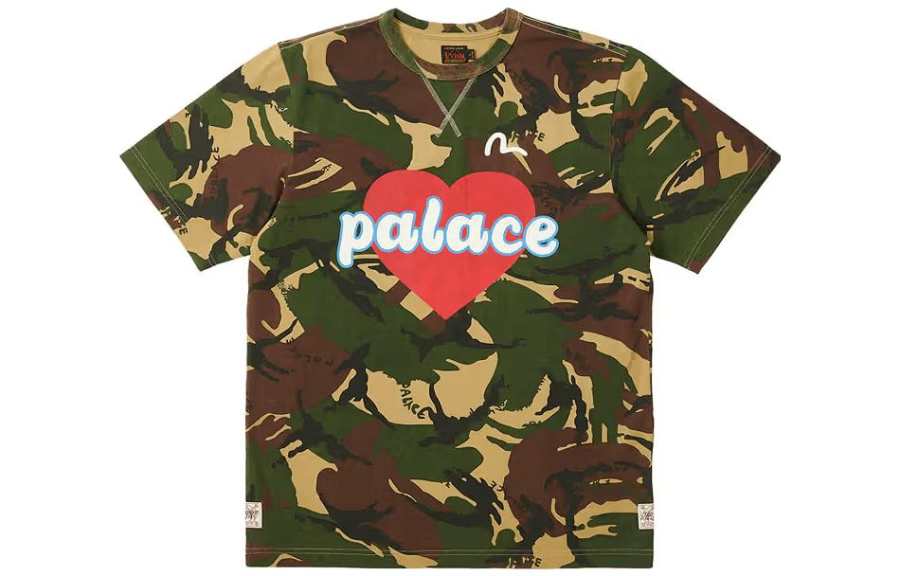 PALACE X Evisu Heart T Shirt