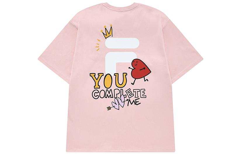 FILA FUSION SS22 T Shirt Unisex Pink