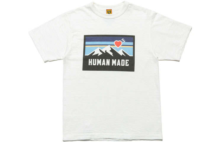 HUMAN MADE T Shirts Unisex Crew Neck Moderate Straight Fit