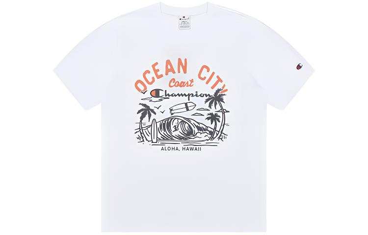 Champion SS22 T Shirt Unisex White