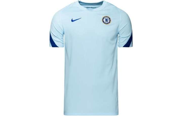 Nike Nike T Shirts Unisex Light Blue Crew Neck Moderate Straight Fit