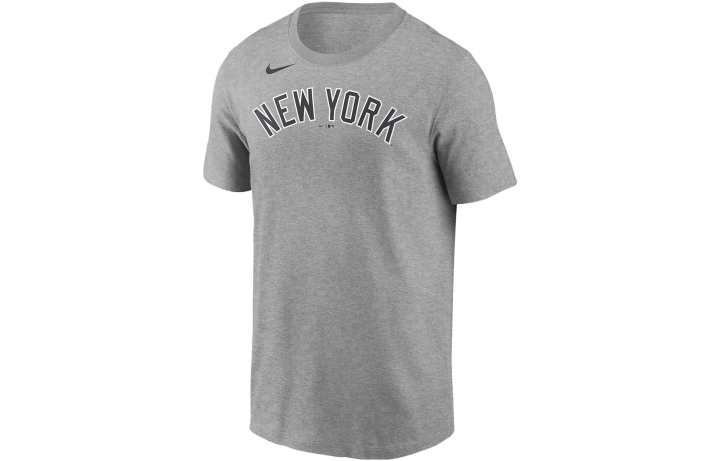 Nike Nike T Shirts Men's Gray Crew Neck Moderate Straight Fit