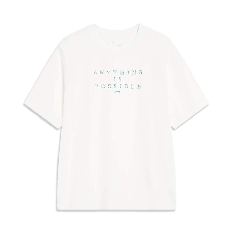 Li-Ning Li Ning Sports Life Collection T Shirt Men's Ivory