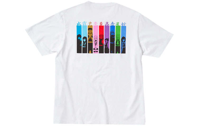 UNIQLO T Shirts Unisex White Crew Neck Moderate Straight Fit