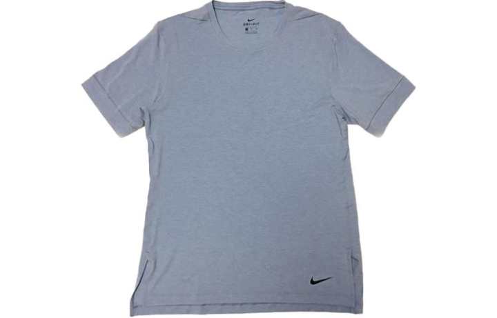 Nike Nike T Shirts Men's Dark Blue Crew Neck Moderate Straight Fit