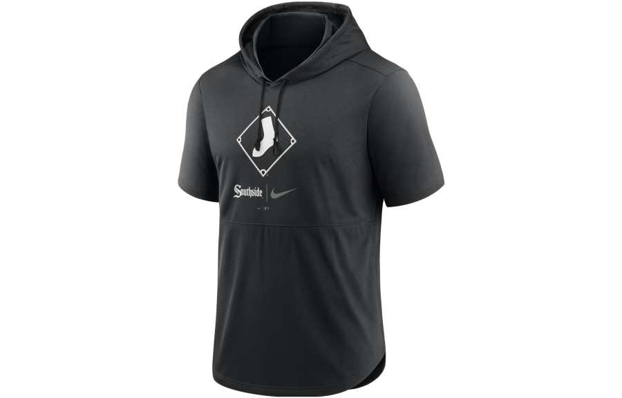 Nike Nike New York Yankees Arched Wordmark Men's Nike Dri-FIT Mlb Hooded T-Shirt