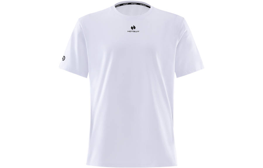 HOTSUIT T Shirts Men's Crew Neck Moderate Straight Fit