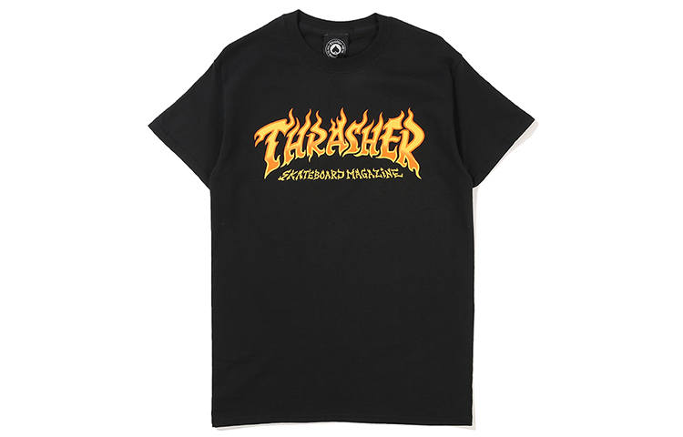 Thrasher Thrasher T Shirt US Version Unisex Black
