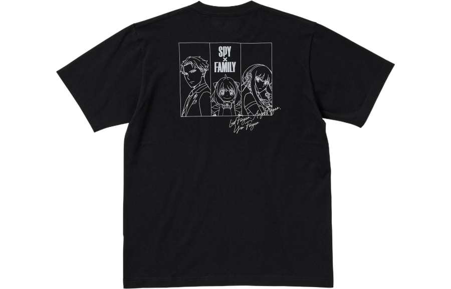 UNIQLO x Spy Family SS22 T Shirt Unisex Black