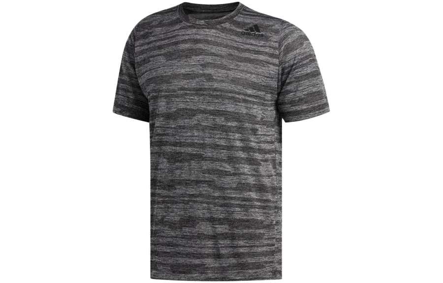 Adidas Adidas T Shirts Men's Black Crew Neck Moderate Straight Fit