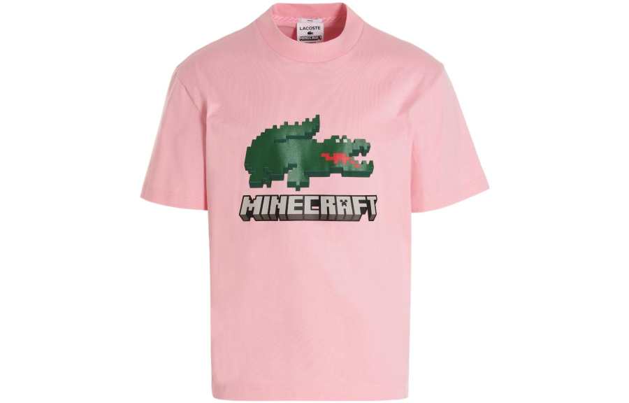 LACOSTE SS22 T Shirt Men's Pink
