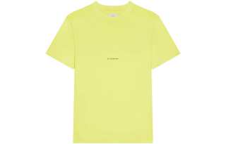 GIVENCHY SS22 T Shirt Men's Acid Yellow