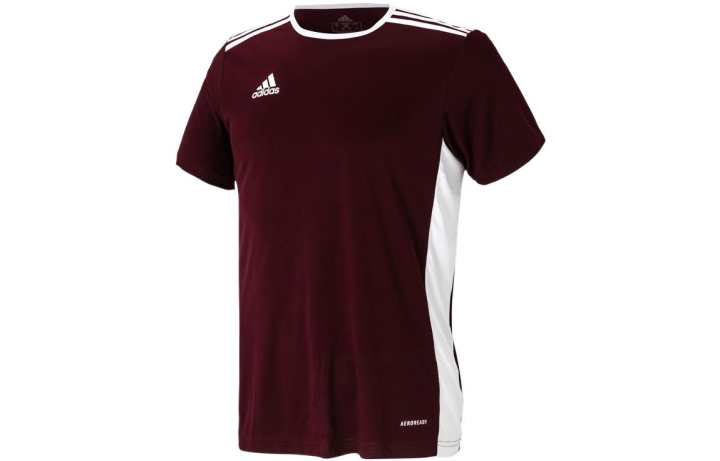 Adidas Adidas T Shirts Men's Red Crew Neck Moderate Straight Fit