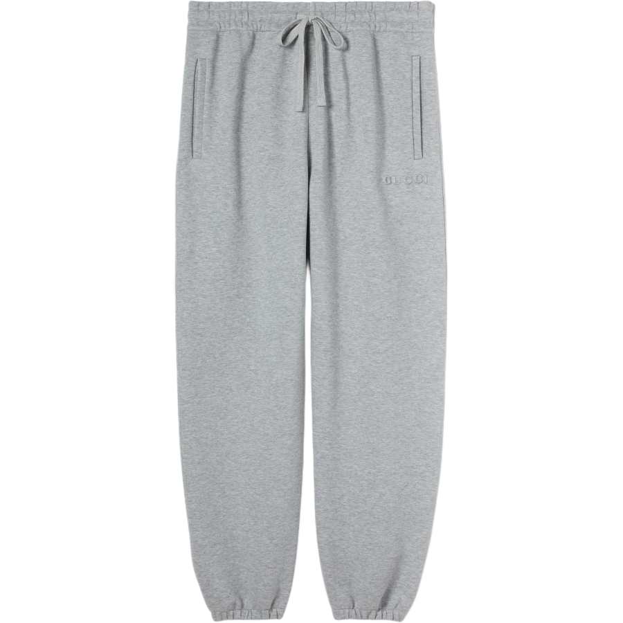 GUCCI SS25 Knitted Sweatpants Men's Gray