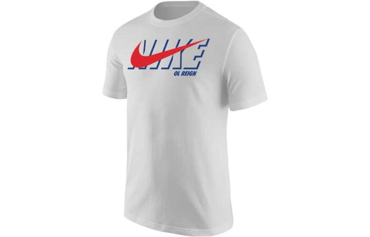 Nike Nike T Shirts Men's White Crew Neck Moderate Straight Fit