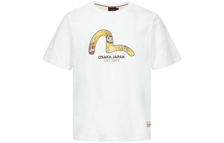 EVISU T Shirts Unisex Crew Neck Moderate Straight Fit