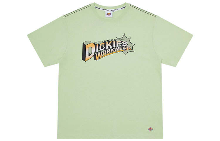 Dickies SS22 T Shirt Unisex Light Yellow Green