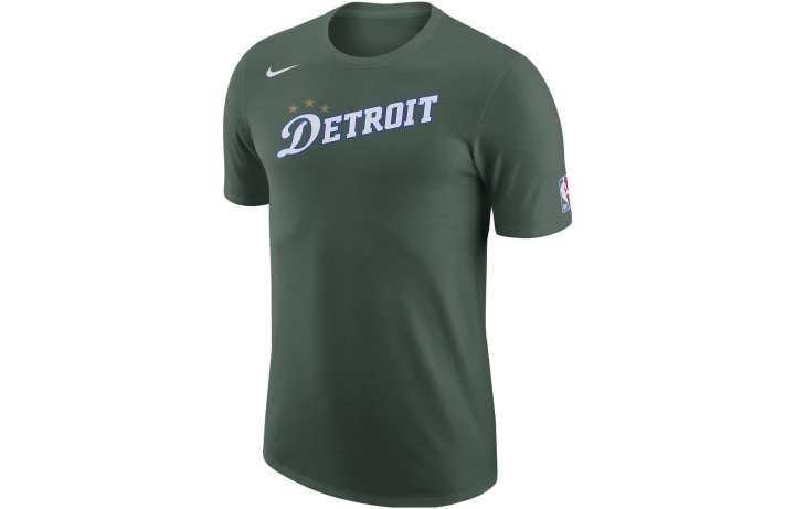 Nike Nike T Shirts Men's Green Crew Neck Thin Straight Fit