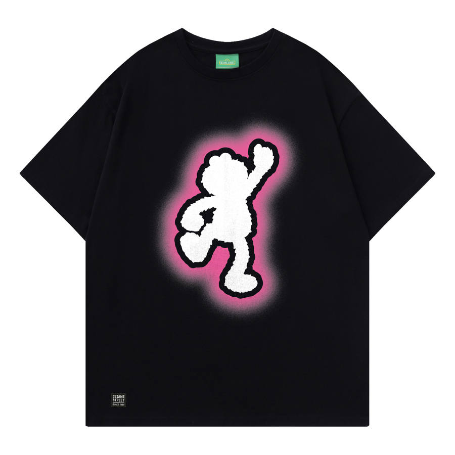 SESAME STREET Drop Shoulder Sleeve T Shirt Unisex