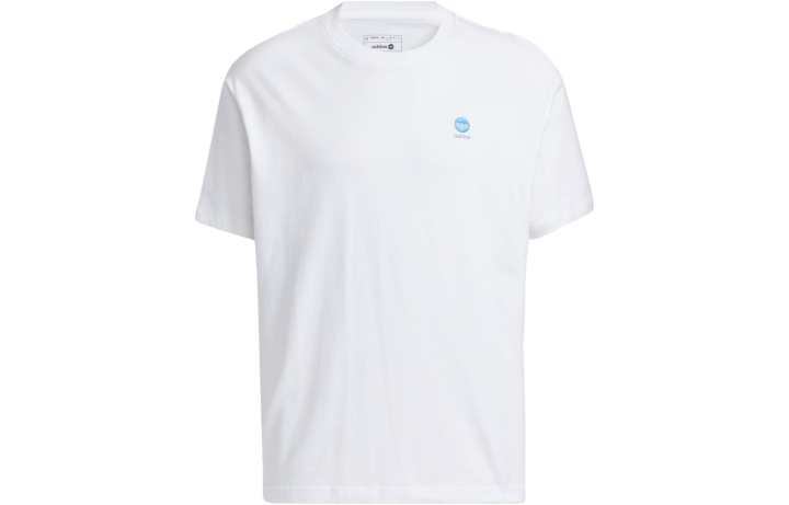 Adidas Adidas T Shirts Unisex White Crew Neck Moderate Straight Fit