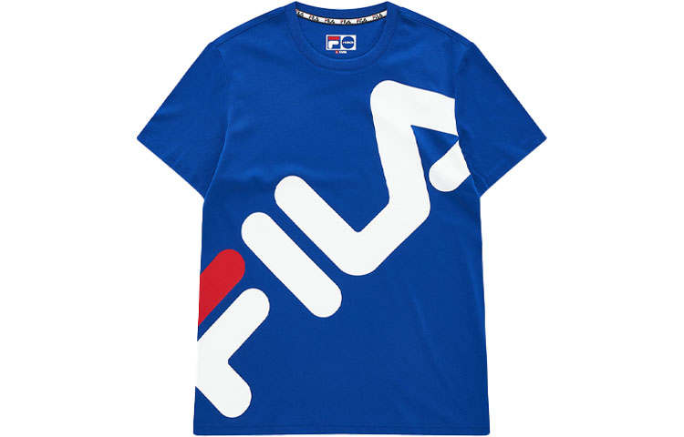 FILA FUSION T Shirt Men's Thick Blue