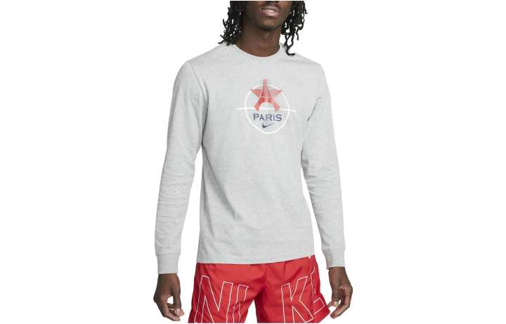 Nike Nike T Shirts Men's Dark Gray Crew Neck Moderate Straight Fit