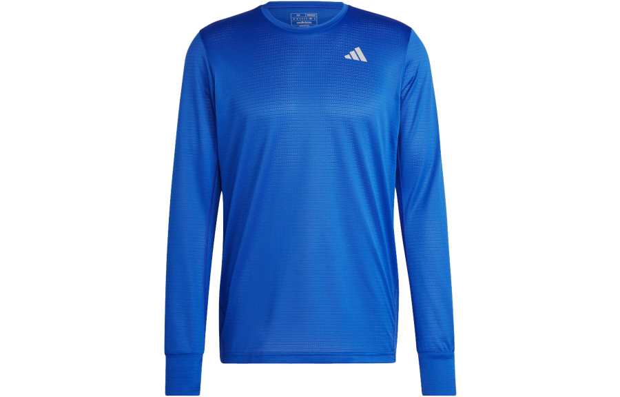 Adidas Adidas T Shirts Men's Bright Blue Crew Neck Moderate Straight Fit