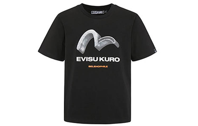 EVISU T Shirts Men's Crew Neck Moderate Straight Fit